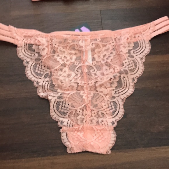 Guoeappa Sexy Soft Lace Lingerie Set Floral Lace Unserwear & Bra Set NWT - Picture 5 of 10